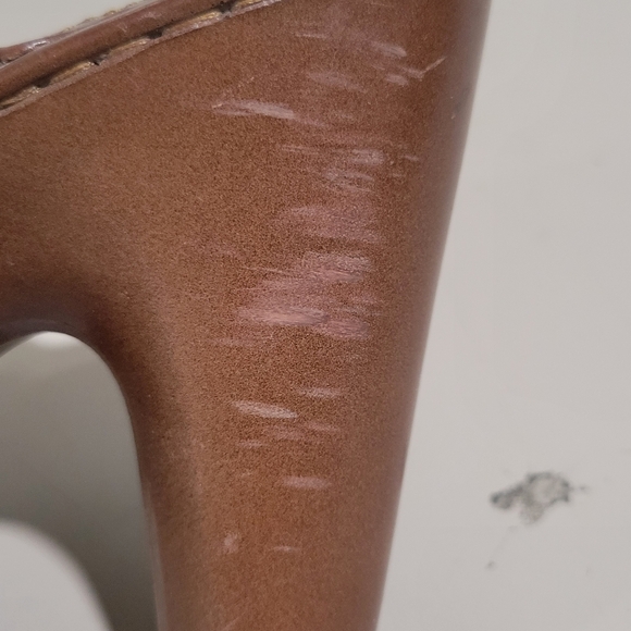 Born BOC Concept Women's Sz US 8 M Brown Leather Heel Mule Clogs Buckle EU 39 - Picture 11 of 16